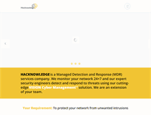 Tablet Screenshot of hacknowledge.com